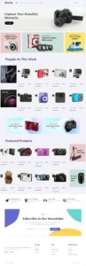 Camera Website Design